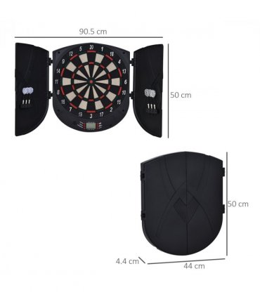 Electronic Dartboard Set 26 Games and 185 Variations with 6 Darts