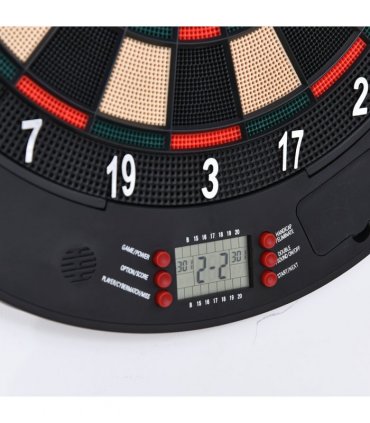 Electronic Dartboard Set 26 Games and 185 Variations with 6 Darts