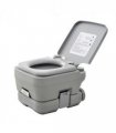 10L Portable Travel Toilet Outdoor Camping with 2 Detachable Tanks Grey HOMCOM
