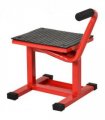 Steel Motorbike Jack Lift Rubber Platform Crank Lift  Repair Table Durhand