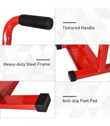 Steel Motorbike Jack Lift Rubber Platform Crank Lift  Repair Table Durhand