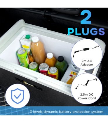 50L Car Refrigerator 12V Portable Freezer for Camping, Driving Outsunny