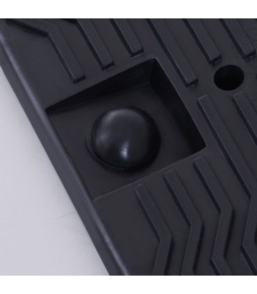 Car Lifting Ramps Plastic Black 66L x 66W x 58Hcm Heavy Duty 2.5 Ton