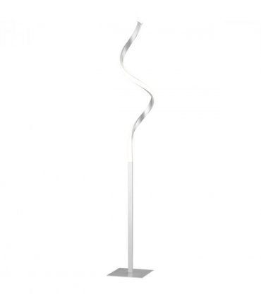 Spiral Floor Lamp for Living Room with 3 Adjustable Brightness, Silver HOMCOM