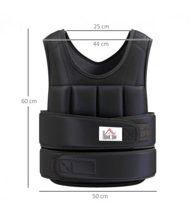 20KGS Adjustable Weight Vest Running Gym Training Weight Loss HOMCOM