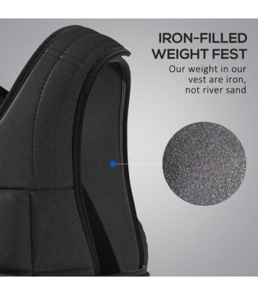 20KGS Adjustable Weight Vest Running Gym Training Weight Loss HOMCOM