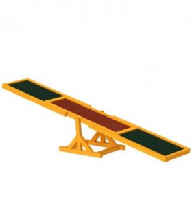 New Pet Seesaw Dog Training Agility Equipment Toy Exercise Playing Pawhut