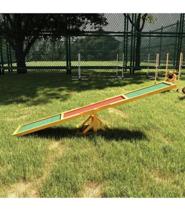 New Pet Seesaw Dog Training Agility Equipment Toy Exercise Playing Pawhut