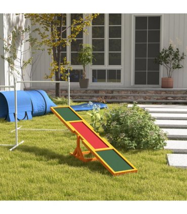 New Pet Seesaw Dog Training Agility Equipment Toy Exercise Playing Pawhut