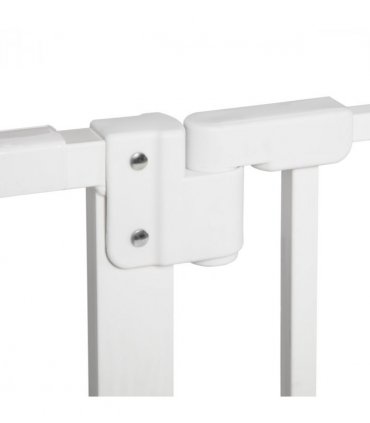 Adjustable Safety Gate 3 Extensions and Four Adjustable Screws, White Pawhut
