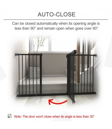 Adjustable Safety Gate 3 Extensions and Four Adjustable Screws,  Pawhut