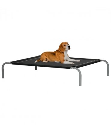 Cooling Pet Bed Elevated Dog Bed with Non-slip Pads for Large Dogs Pawhut