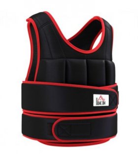 20KGS Adjustable Weight Vest Running Gym Training Weight Loss HOMCOM