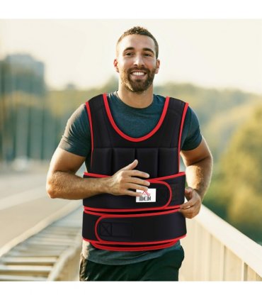 20KGS Adjustable Weight Vest Running Gym Training Weight Loss HOMCOM