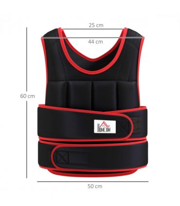 20KGS Adjustable Weight Vest Running Gym Training Weight Loss HOMCOM