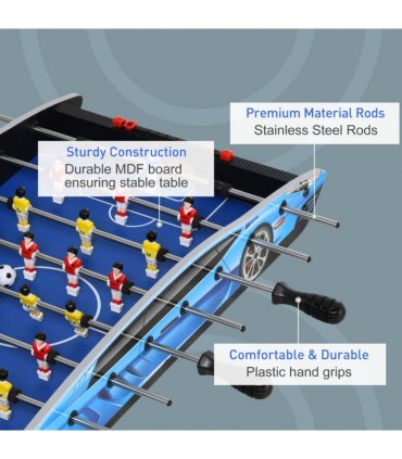2ft Foosball Table Arcades Competition Sized for Kids, Adults, Indoor HOMCOM