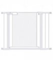 Pressure Fit Safety Gate for Doors, Dog Gate Auto Close, 75-103 cm White PawHut