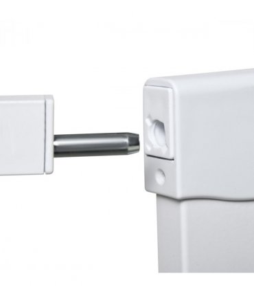 Pressure Fit Safety Gate for Doors, Dog Gate Auto Close, 75-103 cm White PawHut