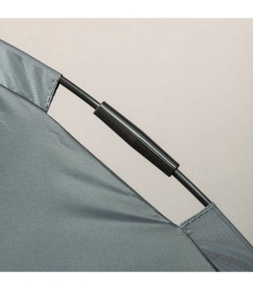 76 cm Elevated Dog Bed Cooling Raised Pet Cot UV Protection Canopy Grey Pawhut