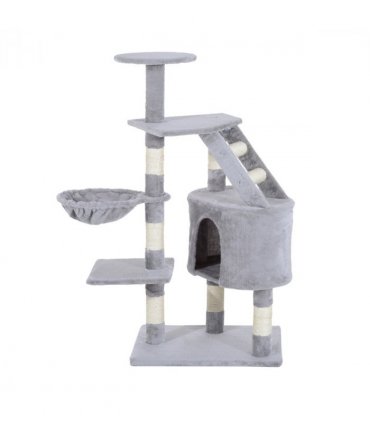 Deluxe Cat Tree Climb Post Kitten Scratching Condo Furniture Activity Pawhut