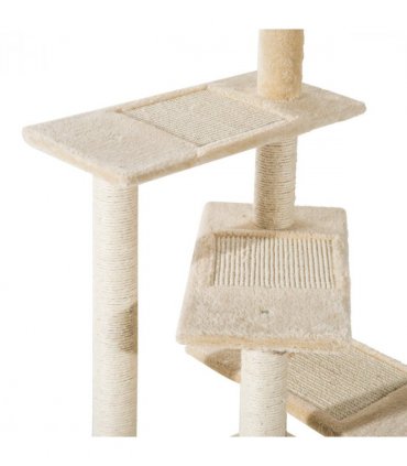 Cat Tree Scratcher Climbing Post Kitten Pets Scratching Furniture Tower Pawhut