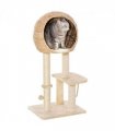 100cm Cat Tree Tower Kitten Climbing Tower W/ Scratching Post Condo  Pawhut
