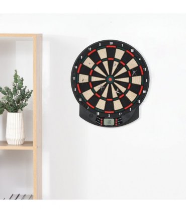 Electronic Dartboard 26 Games,185 Variations with 6 Darts Ready-to-Play