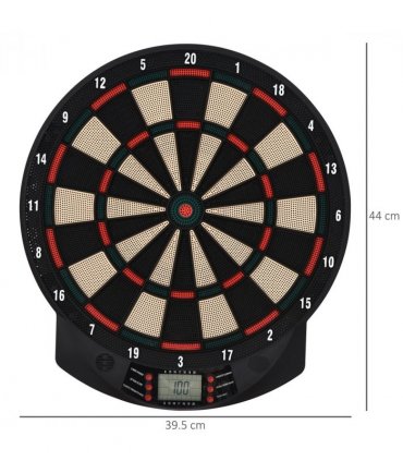 Electronic Dartboard 26 Games,185 Variations with 6 Darts Ready-to-Play