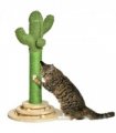 Cat Tree Cactus Sisal Scratching Post Interactive Fun Roller Exerciser Pawhut