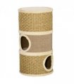 Cat Scratching Barrel Kitten Tree Tower with Sisal and Seaweed Rope Pawhut