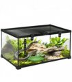 Glass Reptile Terrarium Habitats for Lizards, Frogs, Snake Pawhut
