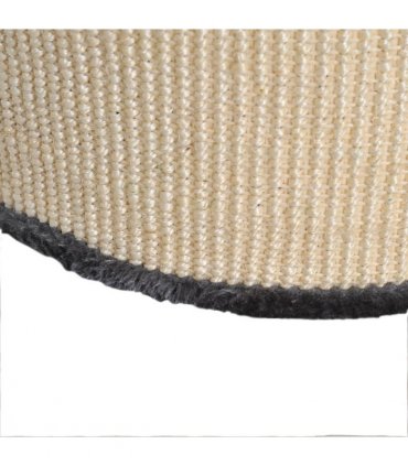 Cat Scratching Barrel Sisal Activity Center 3 Dens Observation Deck 70H Pawhut