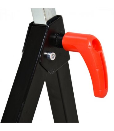 Woodworking Metal Roller Stand Wood Work Rest Adjustable Support HOMCOM