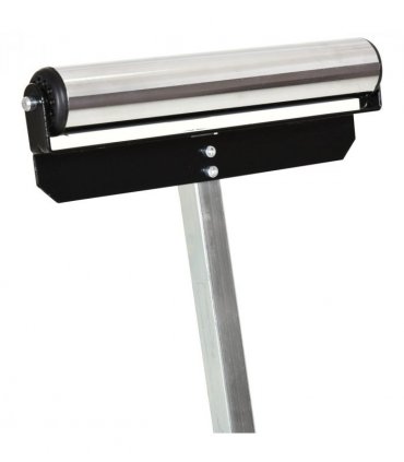 Woodworking Metal Roller Stand Wood Work Rest Adjustable Support HOMCOM