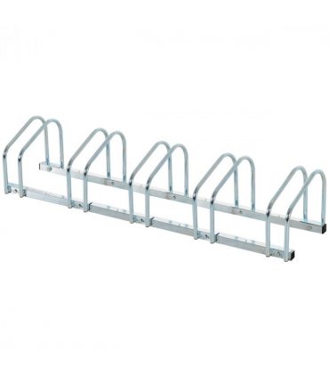 5 Bike Parking Rack Locking Storage Stand Holder Floor Wall Mount HOMCOM