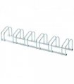 Bike Parking Rack 6 Bike Locking Storage Stand Holder Floor Wall Mount HOMCOM
