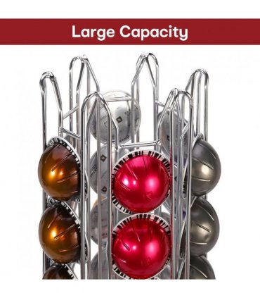 VINSANI 48 POD CHROME COFFEE POD STAND 1010347