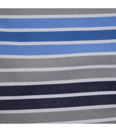 2 PCS Patio Bench Swing Chairs Garden Chairs Double Seat Cushion Mat Strips Blue