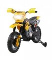 Kids Ride On Car Children Motorcycle Yellow Motocross Style 25W 2.5km/h 3-6 25kg