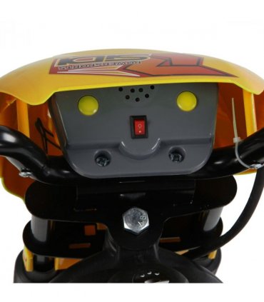 Kids Ride On Car Children Motorcycle Yellow Motocross Style 25W 2.5km/h 3-6 25kg