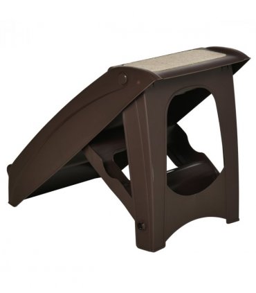 Portable Dog Steps for Bed, Sofa Non-Slip Pet Stairs for Cats, Dogs - Brown