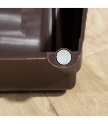 Portable Dog Steps for Bed, Sofa Non-Slip Pet Stairs for Cats, Dogs - Brown