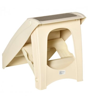 Portable Dog Steps for Bed, Sofa Non-Slip Pet Stairs for Cats, Dogs - Beige