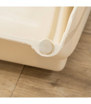 Portable Dog Steps for Bed, Sofa Non-Slip Pet Stairs for Cats, Dogs - Beige