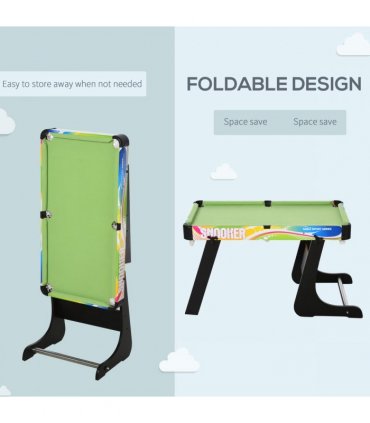 4-in-1 Foldable Game Table Hockey Football Table Tennis & Pool Home Gaming