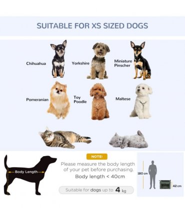 60cm Foldable Pet Carrier Cat Bag w/ Cushion for Cats and Miniature Dogs - Grey