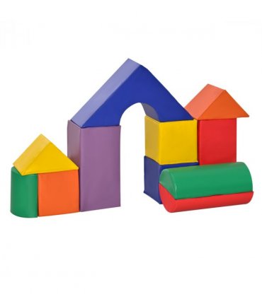 11 Pcs Kids Soft Foam Puzzle Play Blocks Set Learning Toddler Activity Fun Toy