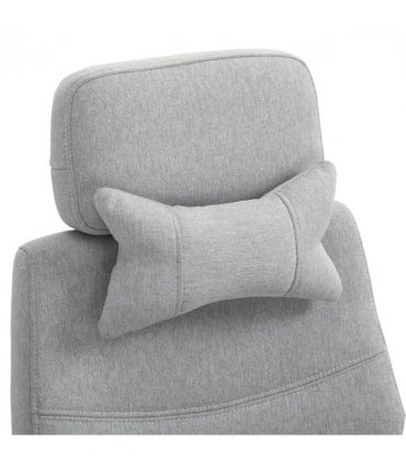 Ergonomic Home Office Chair 360 Swivel with Footrest Height Adjustable Grey