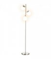 Modern Floor Lamp for Living Room Bedroom, 3 Light Tree Standing Lamp, Silver