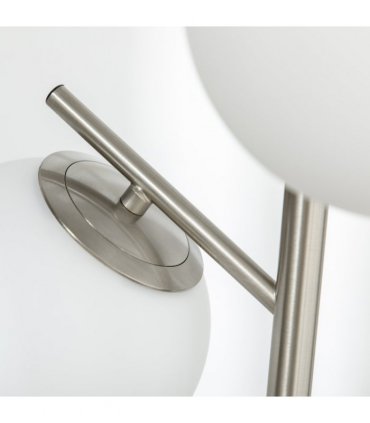 Modern Floor Lamp for Living Room Bedroom, 3 Light Tree Standing Lamp, Silver